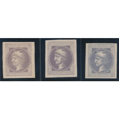 3 Zeitungsmarken 1867