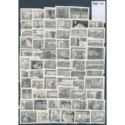 Österreich Schwarzdrucke