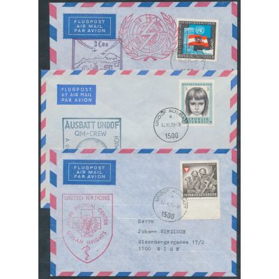 UN-Feldpostbriefe Golanhöhen