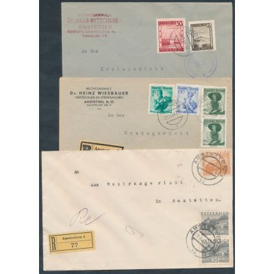 3 Rekobriefe Amstetten