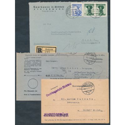 3 Belege Birkfeld