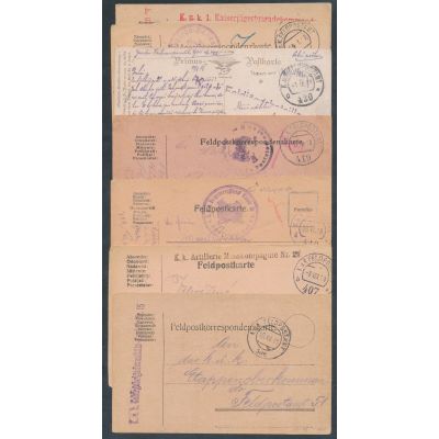 7 Felpostkarten Isonzo