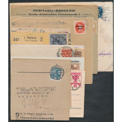 Lot Einzelfrankaturen