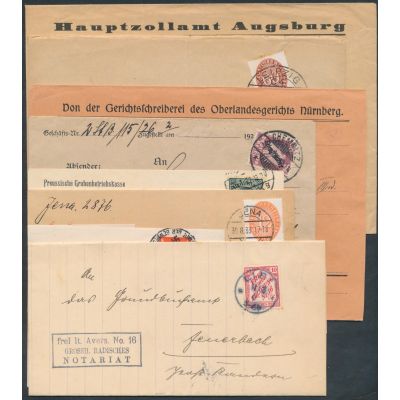 9 Einzelfrankaturen Dienst