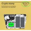 1. Crypto Stamp grün, 5-Digit