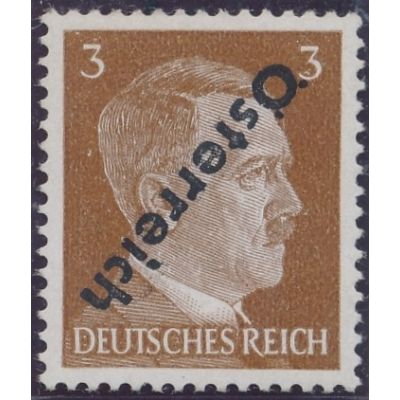 kopfstehender Aufdruck