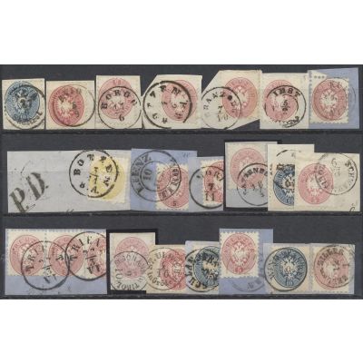 20 Briefstücke Tirol 1864