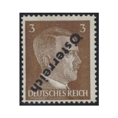 kopfstehender Aufdruck