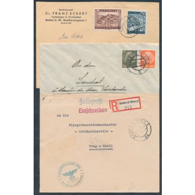 3 Rekobriefe Baden