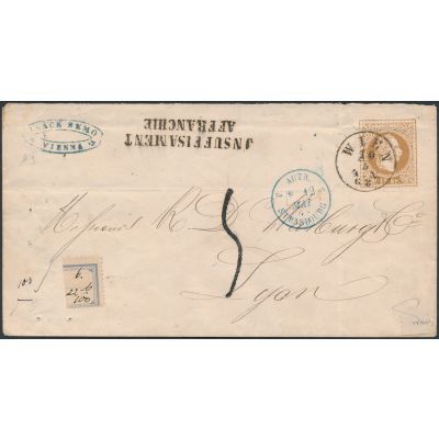 Ganzsachen-Umschlag 1868