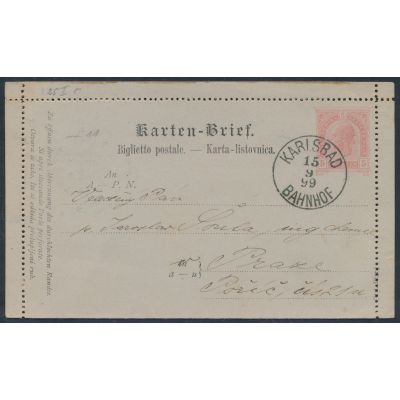 Kartenbrief 1890