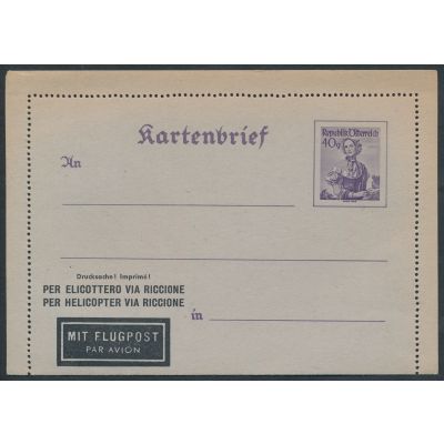 Kartenbrief 1949