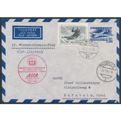 Luftpost-Umschlag 1960