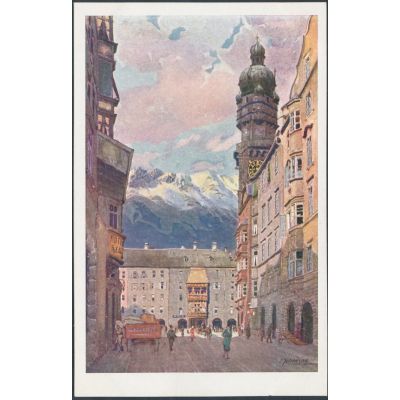 Innsbruck, Künstlerkarte Scheiring