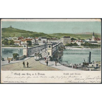 Linz, Brücke und Urfahr