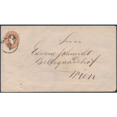 Ganzsachen-Umschlag 1861