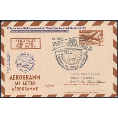 Aerogramm, Sonderflugpost