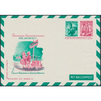 Privater Flugpost-Umschlag 1951
