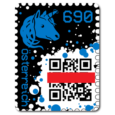 1. Crypto Stamp blau/blue