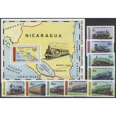 Nicaragua, Mi 2027-35, Bl. 105