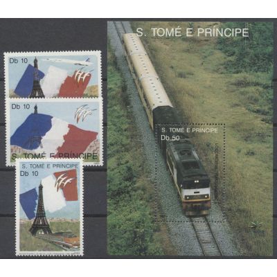 Sao Tomé, Mi 1105-7, Bl. 190