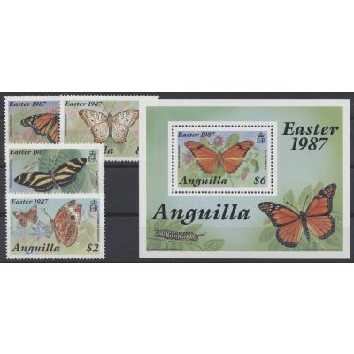 Anguilla, Mi 731-4, Bl. 75
