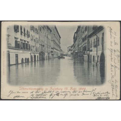 Salzburg, Überschwemmung