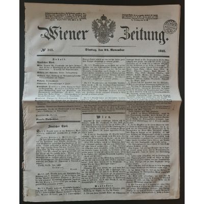Wiener Zeitung 1848