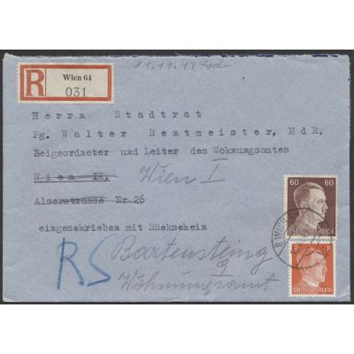 Orts-Reko-Rückscheinbrief