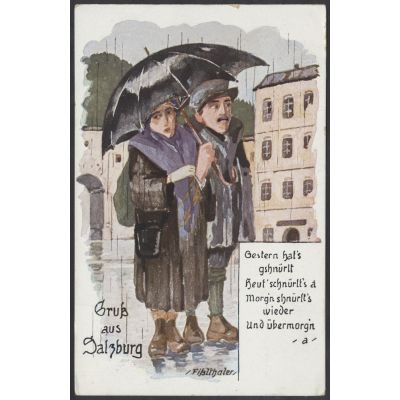 Salzburg, Künstlerkarte