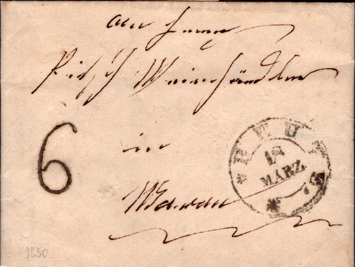 Die Taxstempel von Reutte –  eine postgeschichtliche Besonderheit
